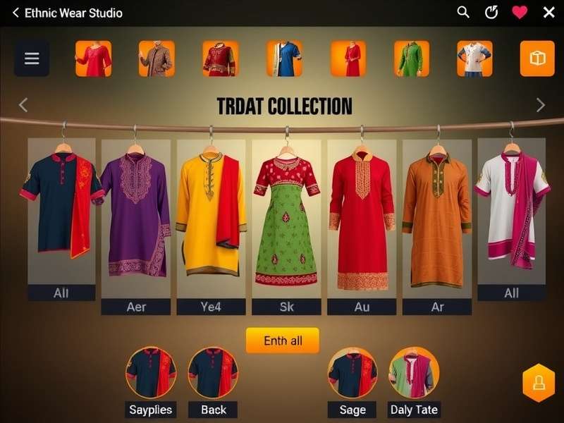 Traditional Indian Clothing Collection in Indian Ethnic Wear Studio